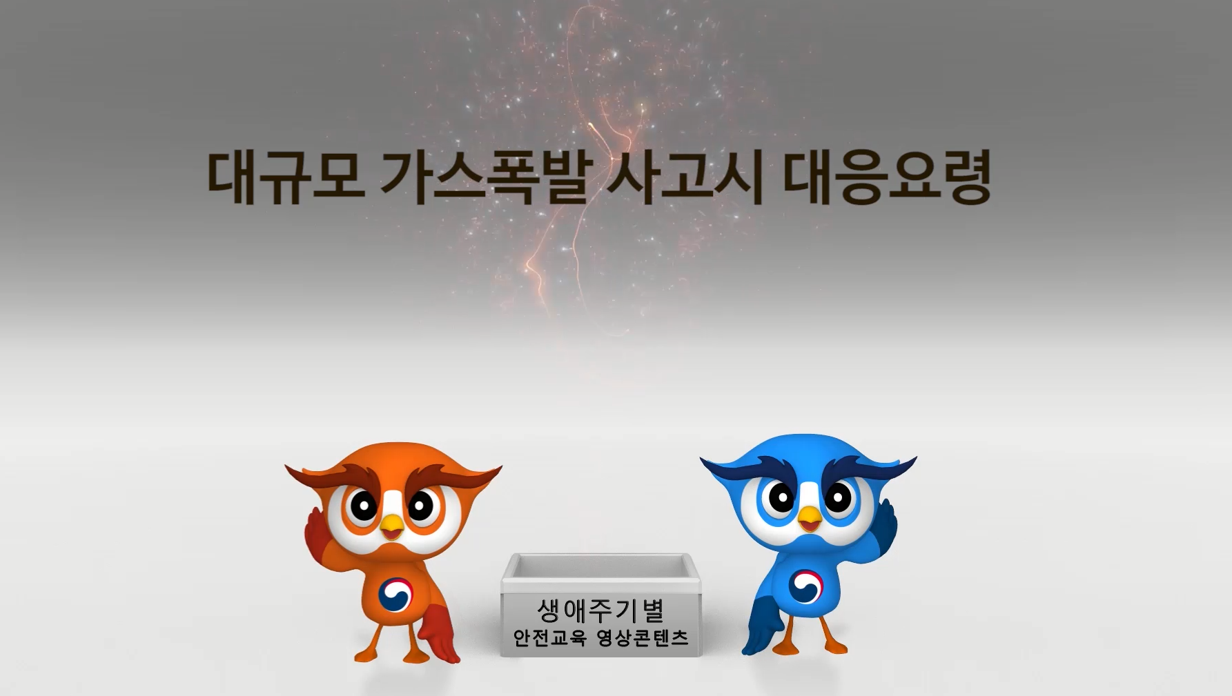 폭발 발생시 국민행동요령
